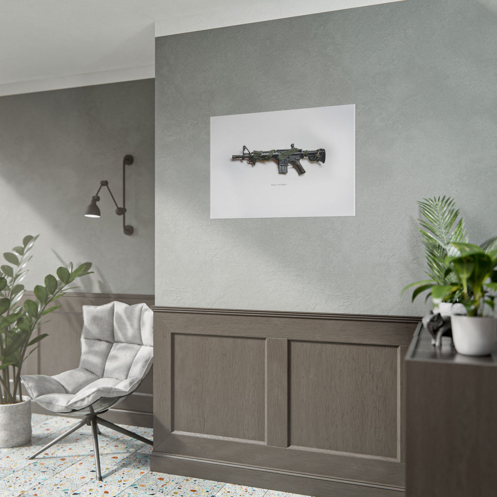 COMMANDO Rifle Wall Poster