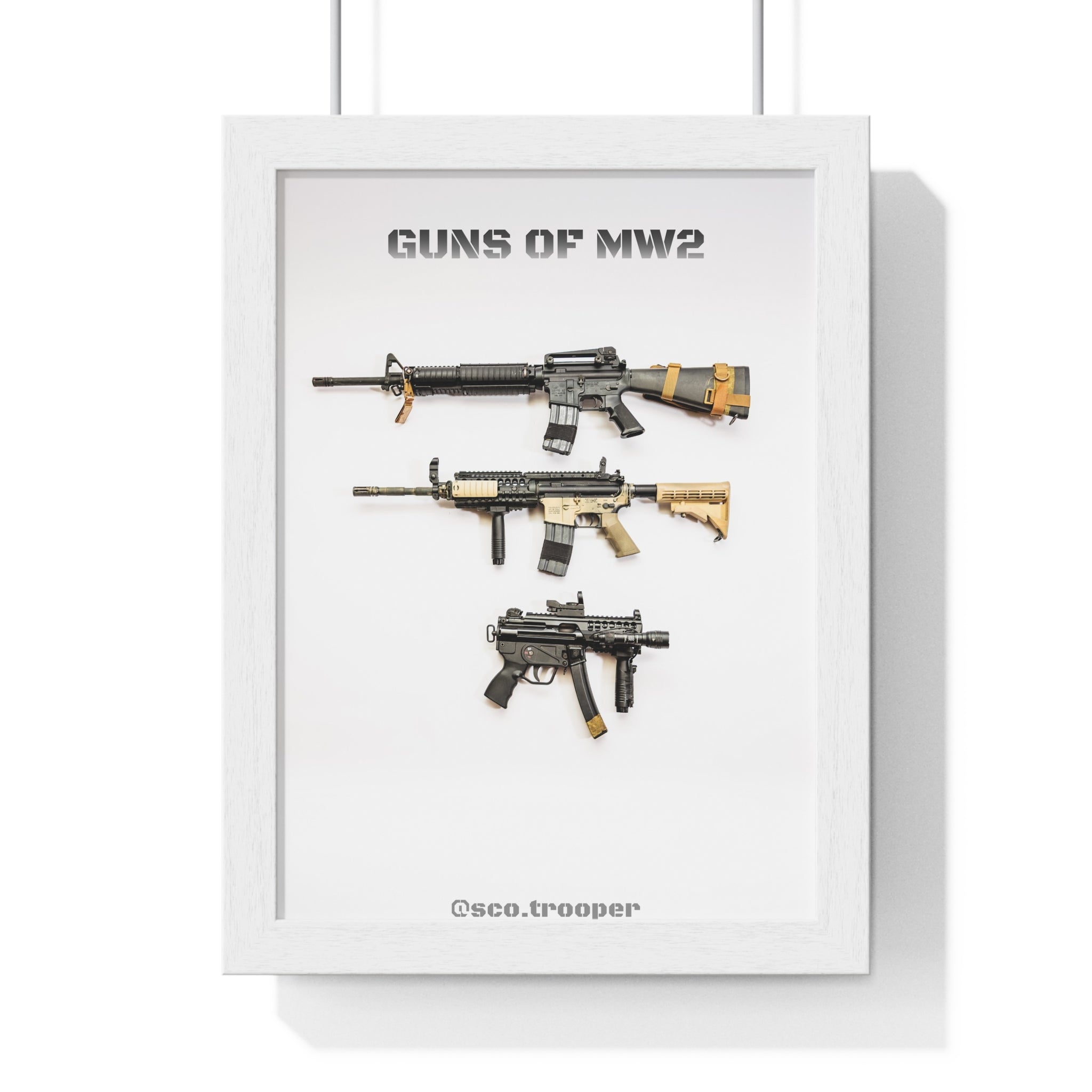 Guns of MW2 Poster