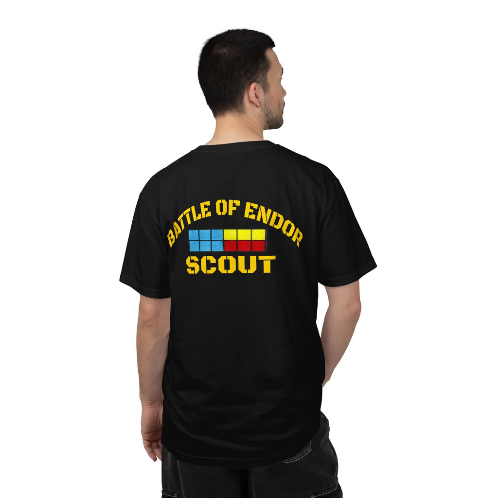 Battle of Endor Scout T-Shirt — Retro Galactic Patch Tee