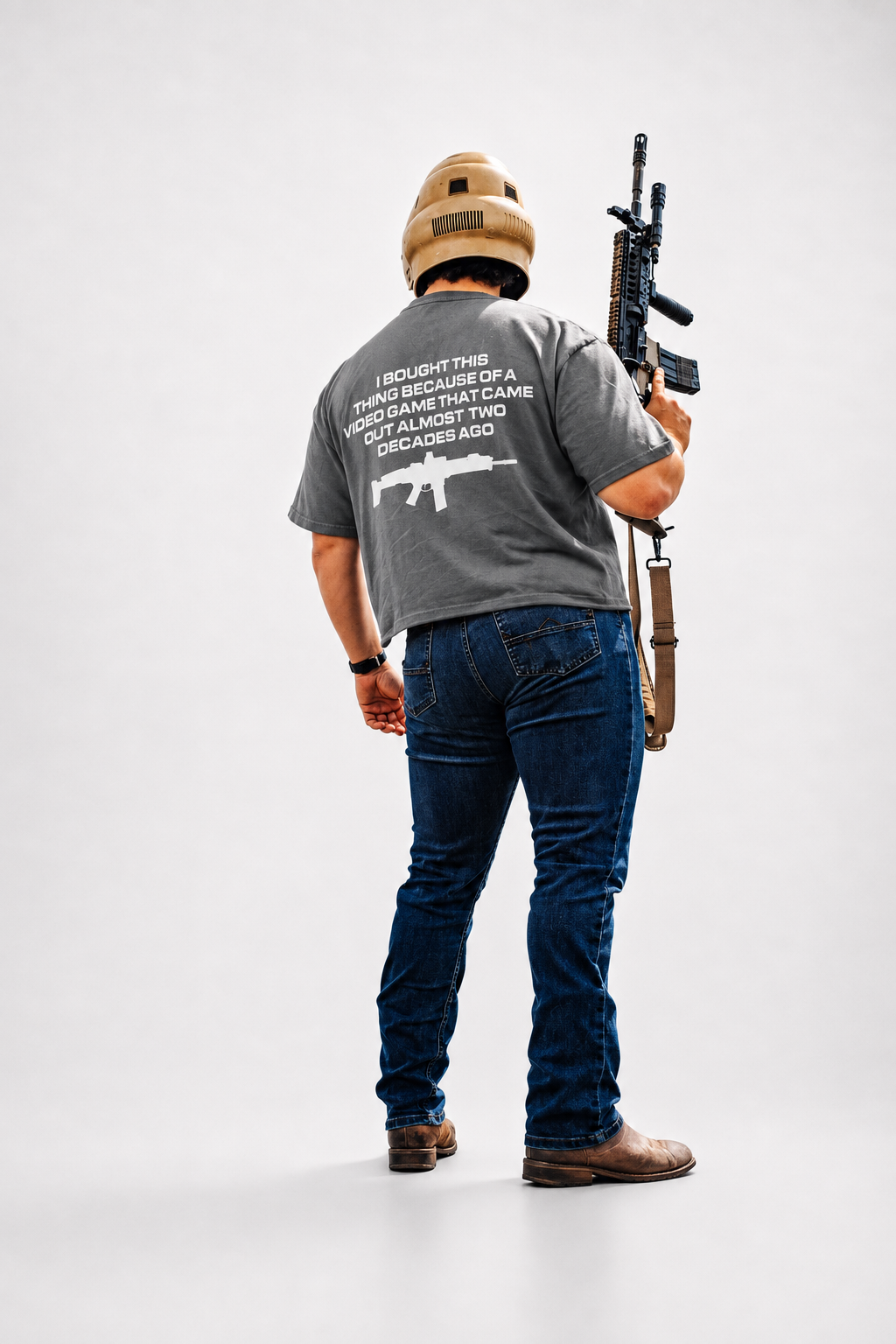 BIG BUSHMASTER ACR Girlie T Shirt for the OG MW2 veterans